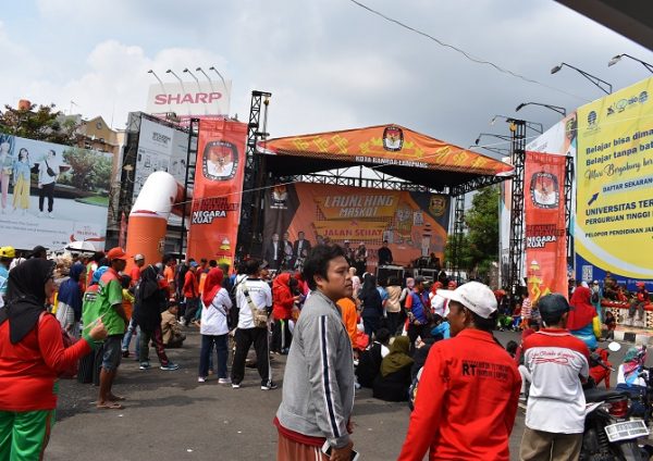 KPU Lounching Maskot Pilkada Kota Bandar Lampung, Ketua Parpol Mengaku Tak Diundang?