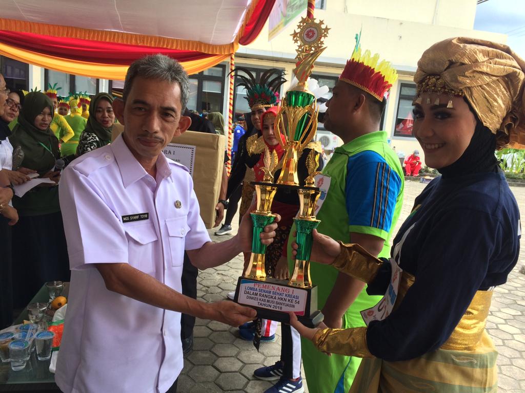 Dinkes MuBa Peringati HKN ke-54 dengan Gelar Berbagai Lomba