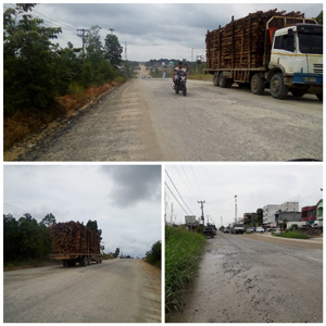 Masyarakat Riau Nikmati Debu Ketika Kemarau Datang