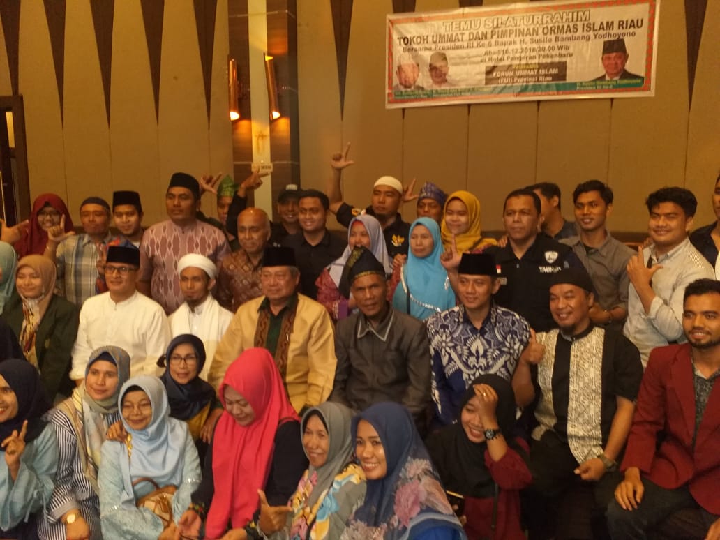 Ketum Partai Demokrat Gelar Silaturahmi dengan Tokoh UMMAT dan Pimpinan Ormas Islam Riau