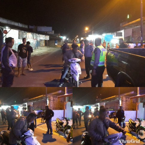 Razia Balap Liar, Puluhan Remaja Lari Kocar-kacir