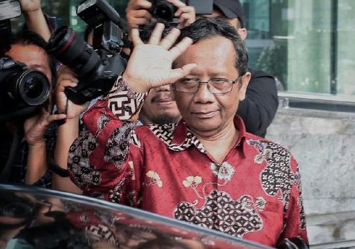 Mahfud MD Diskusi Tertutup dengan Pimpinan KPK