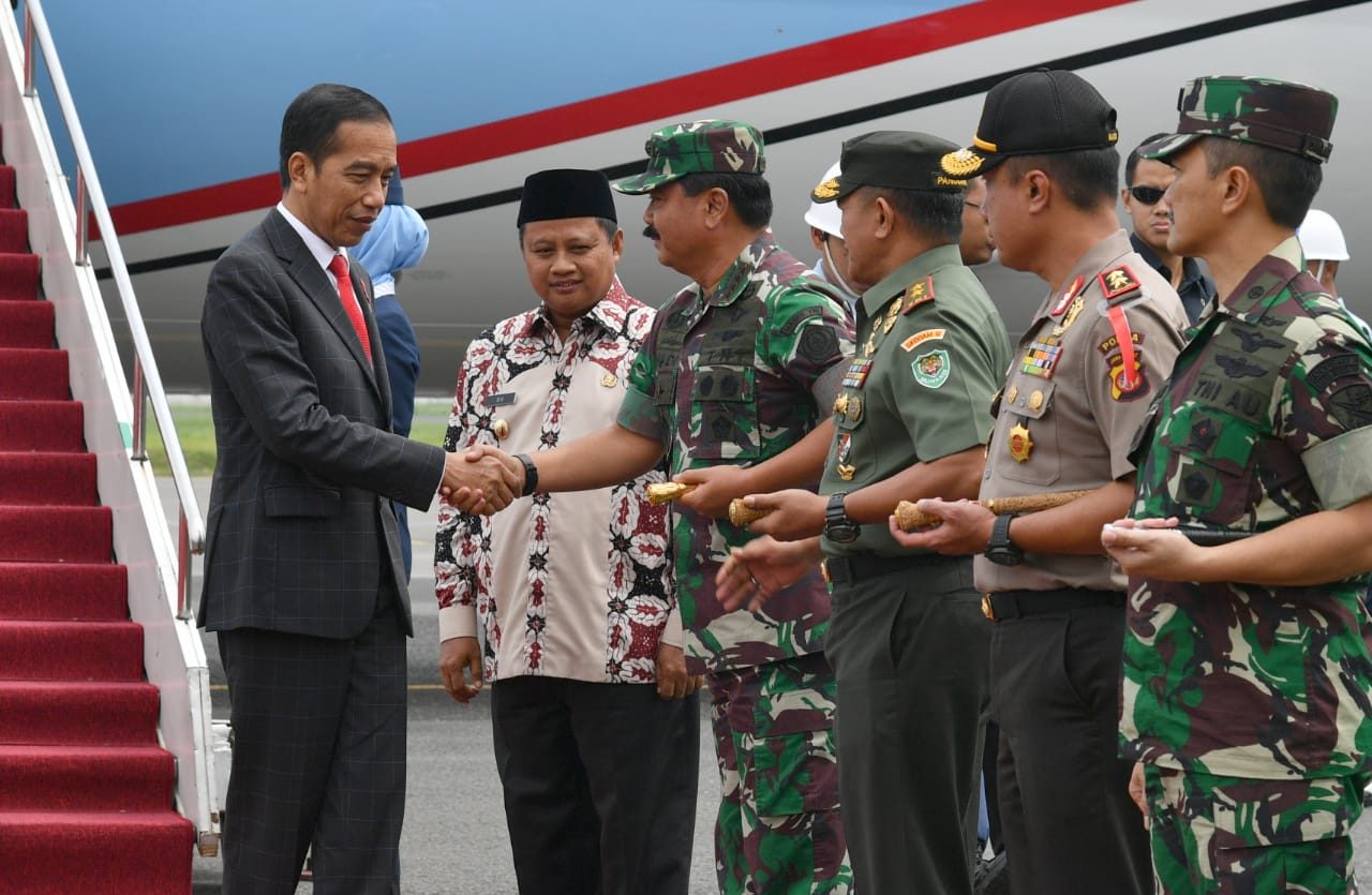 Presiden Hadiri Apel Danrem Dandim Terpusat 2018 di Bandung