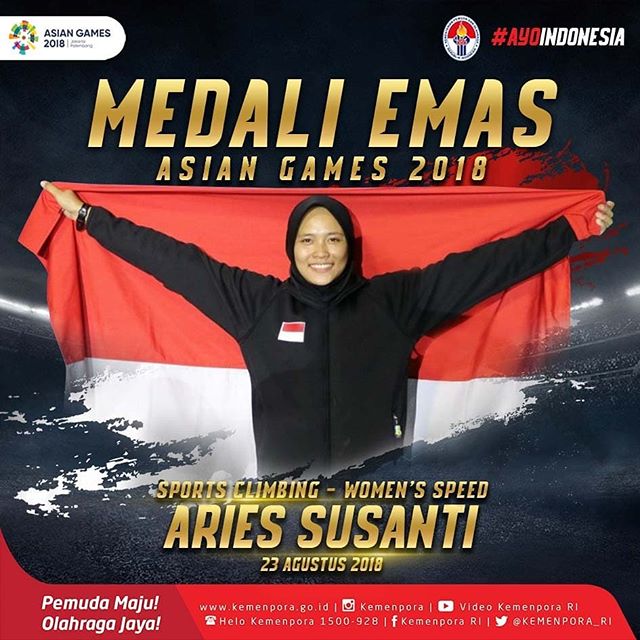 Spider Women Indonesia Sumbang Emas Dalam Asian Games 2018