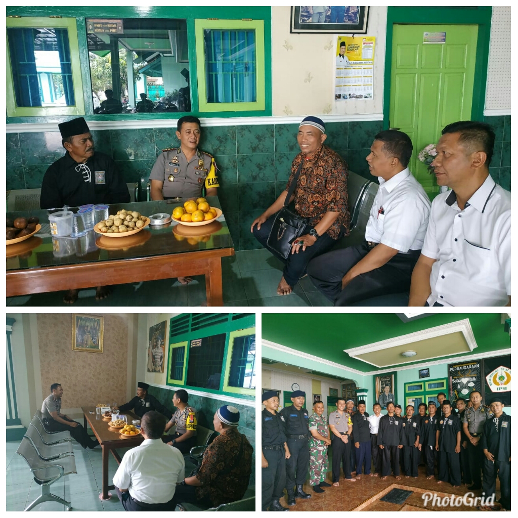 Kapolres Tanggamus Kunjungi Rumah Wakil Ketua Perguruan Terate