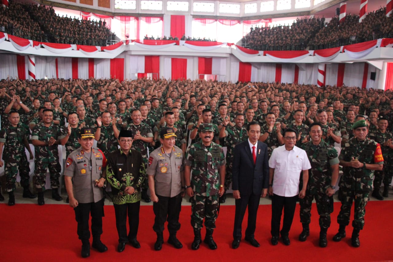 3.316 Babinsa Se-Sumatera Terima Arahan Presiden Jokowi di Jambi