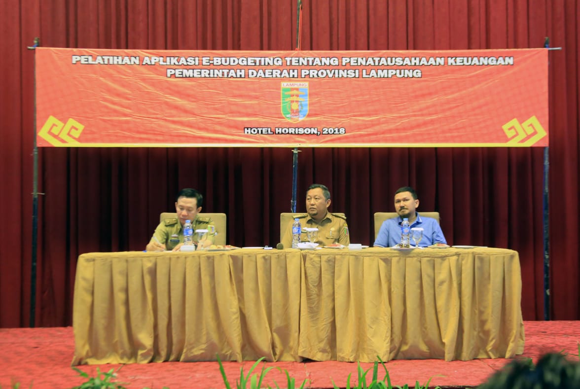 Januari 2019, Seluruh OPD Pemprov Lampung Terapkan Aplikasi e-Budgeting