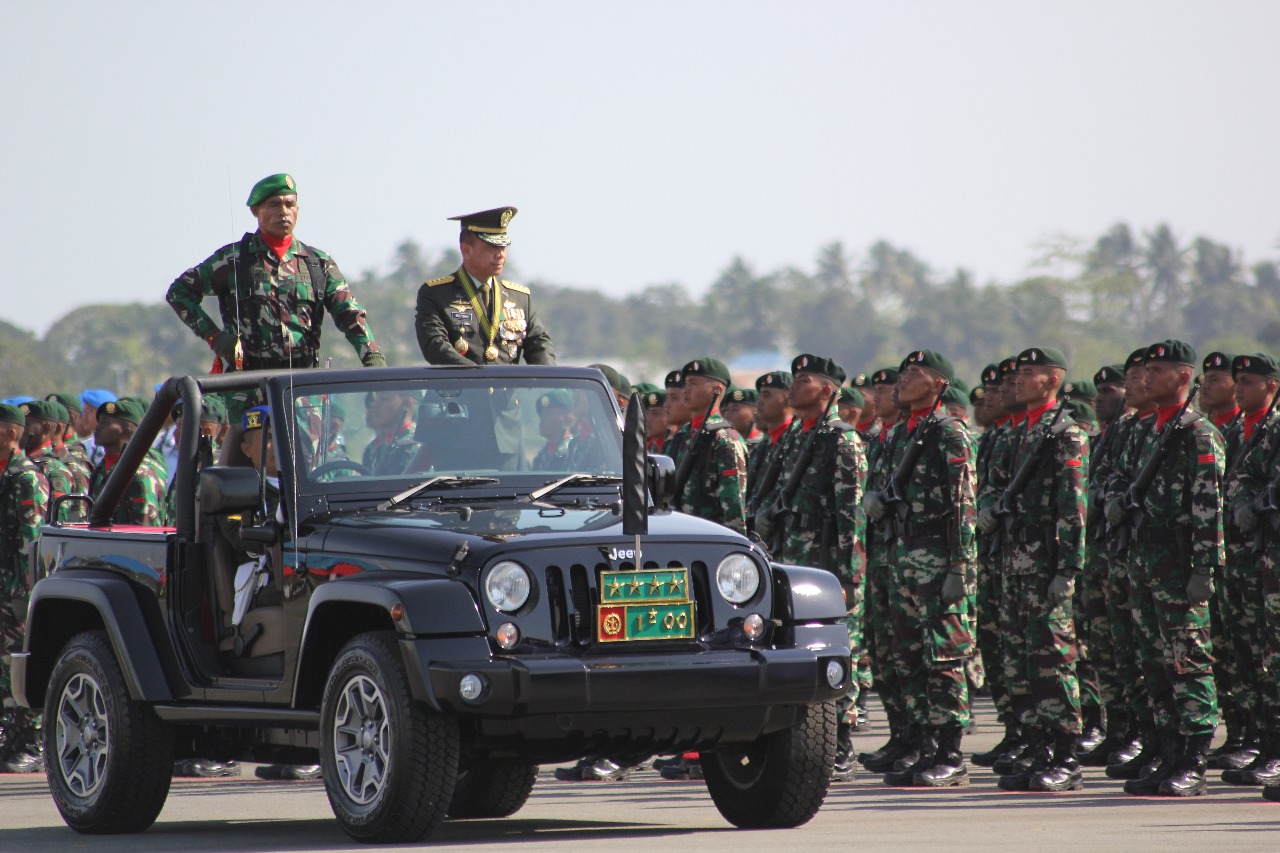 Kasad Pimpin HUT ke-73 TNI di Merauke