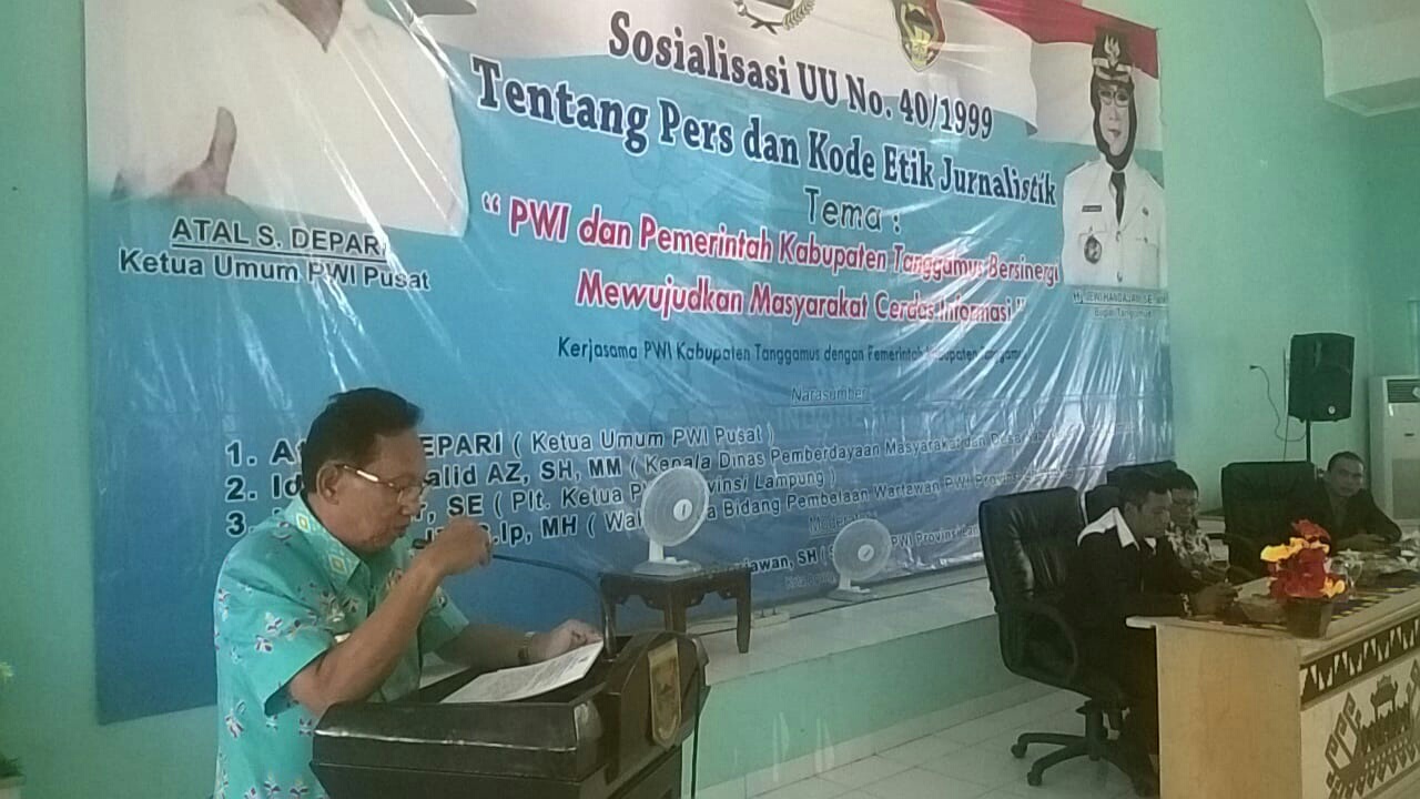 Pemkab Tanggamus Ajak Jurnalis Menangkal Hoax