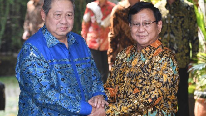 Prabowo Ikut Geram Atas Perusakan Baliho SBY di Pekanbaru