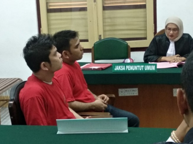 Dua Warga Bireuen Dituntut 12 Tahun Penjara Lantran Terlibat Pencucian Uang Kasus Narkoba 39 Kg