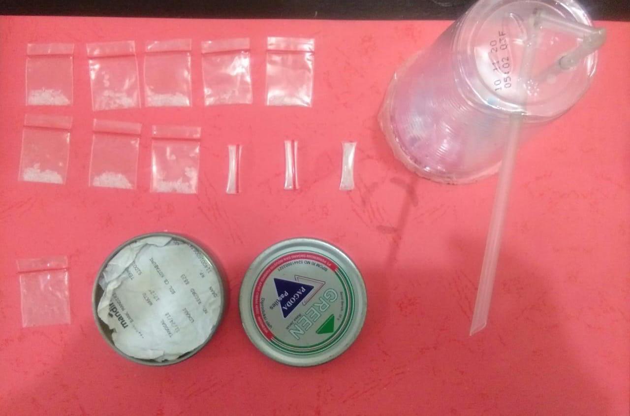 Dagang Shabu di Kebun Sawit, Dua Pengedar Tertangkap