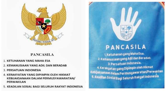 Gambar Lambang Garuda Pancasila di Tapak Jari, Disdik Mesuji Dilaporkan Ke Polisi