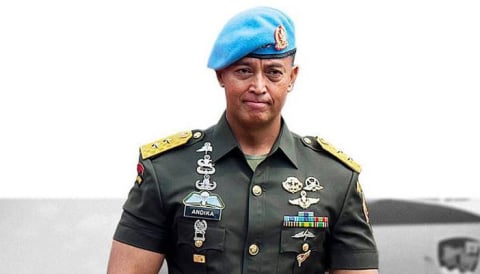 Karier Andika Perkasa, Lama di AS Dua Kali Naik Pangkat dalam Setahun