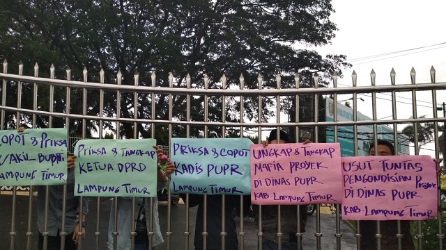 Dugaan Fee Proyek Lampung Timur, GERAM : KPK Jangan Tebang Pilih