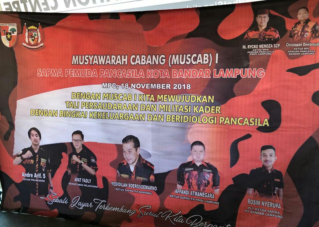 Dua Kandidat Masuk Bursa Ketua SAPMA PP Bandarlampung