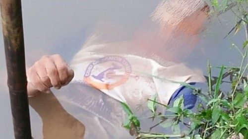 Mayat Laki Laki di Temukan Mengambang di Sungai Sri Gading Lampung Timur