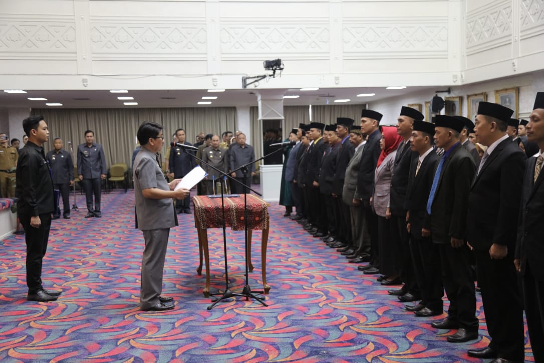Pj Sekda Melantik 97 Pejabat Fungsional di Lingkungan Pemprov Lampung