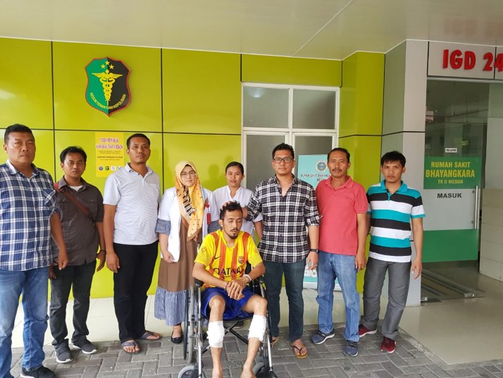 Dor ! Tim Pegasus Polrestabes Medan Lumpuhkan Pelaku Pembuhuan ART