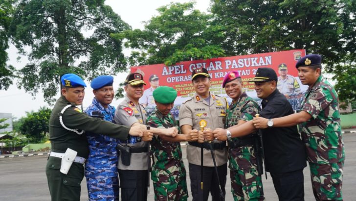 Ops Lilin Krakatau 2018, Kapolda Lampung Musnahkan Barang Bukti Narkoba Hingga Senpi