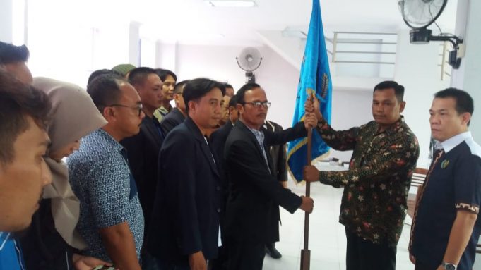 Plt. Ketua PWI Lampung Kukuhkan Ketua PWI Lamteng Terpilih
