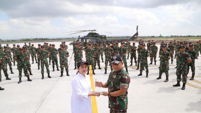 Puan Maharani Pimpin Acara Pelepasan Satgas Gabungan Penanganan Gempa Lombok