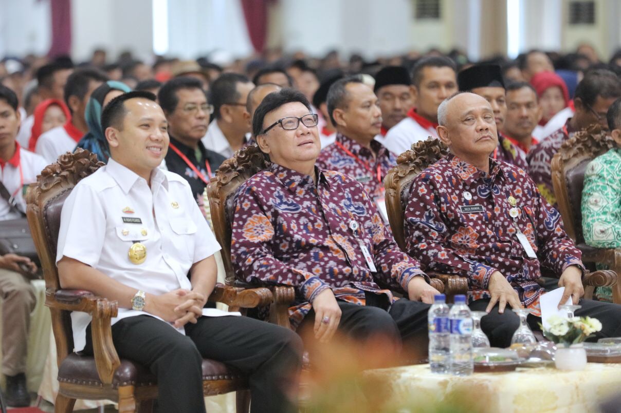 Mendagri Launching Peningkatan Kapasitas Aparatur Pemerintah dan Kelembagaan Desa Se-Sumatera