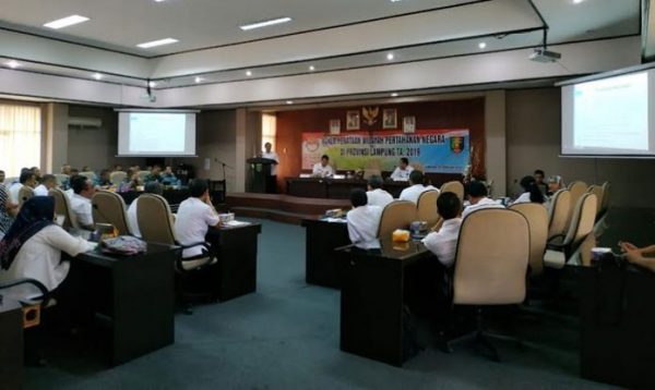 Pemprov Lampung Bahas Ketahanan Bersama Kemenhan Kanwil Lampung