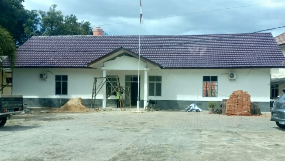 Proyek Rehab Gedung Balitbang Lampung Diduga Dikerjakan tidak Sesuai RAB