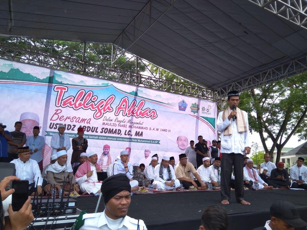 Ceramah di Pijay, Ustad Abdul Somad Terharu