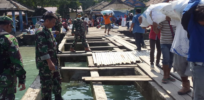 Kodim dan Pemkab Lamsel Pasilitasi 496 Pengungsi Tsunami Pulang Ke Rumah