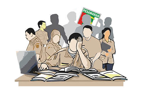 Banyak Pasutri Satu Instansi di Pesawaran, Baperjakat Dilaporkan ke KASN