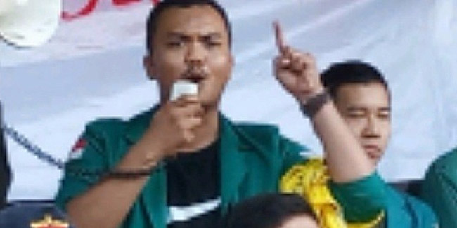 Mahasiswa Lampung Tolak Kedatangan Jokowi