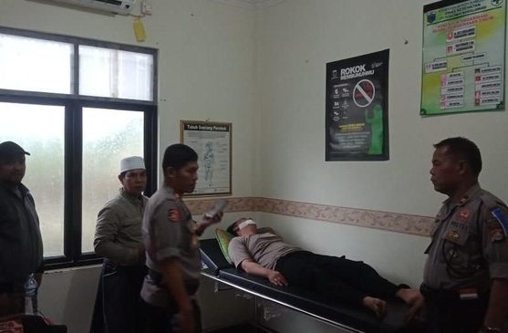 Sedang Atur Lalulintas Wajah Brigadir Toama Sugara Ditikam Orang Gila