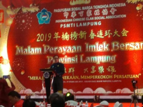 PSMTI Rayakan Imlek Bersama Pemprov Lampung