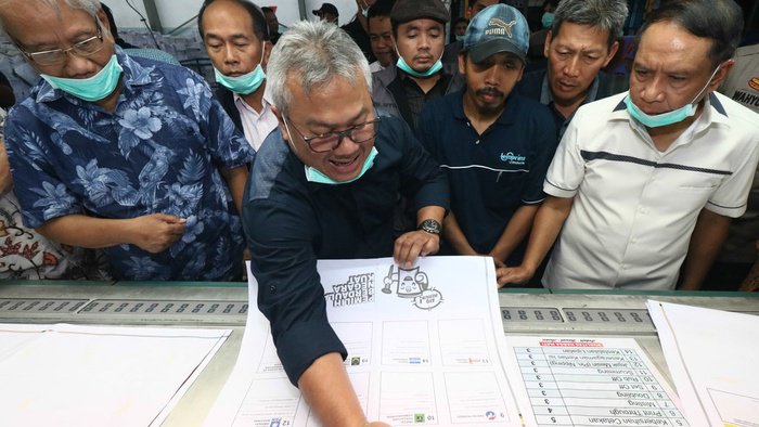 Polri Kerahkan 65.00 Personil Jaga Percetakan Surat Suara