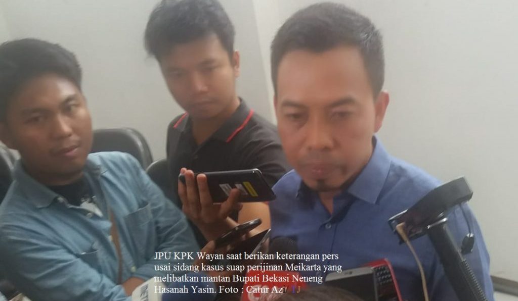 Empat Terdakwa Hadir dalam Sidang Perdana Kasus Suap Ijin Meikarta