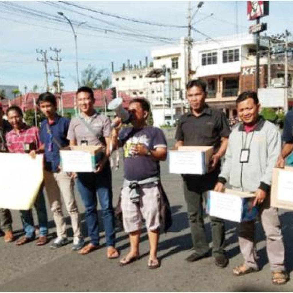 Wartawan Kota Lubuklinggau Galang Dana untuk Korban Tsunami Selat Sunda