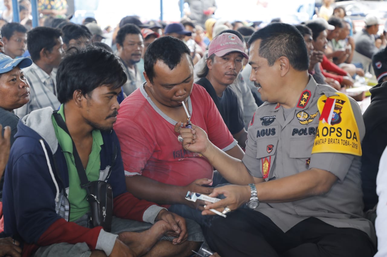 Ramah Tamah Kapolda Sumut dengan Masyarakat Pancur Batu