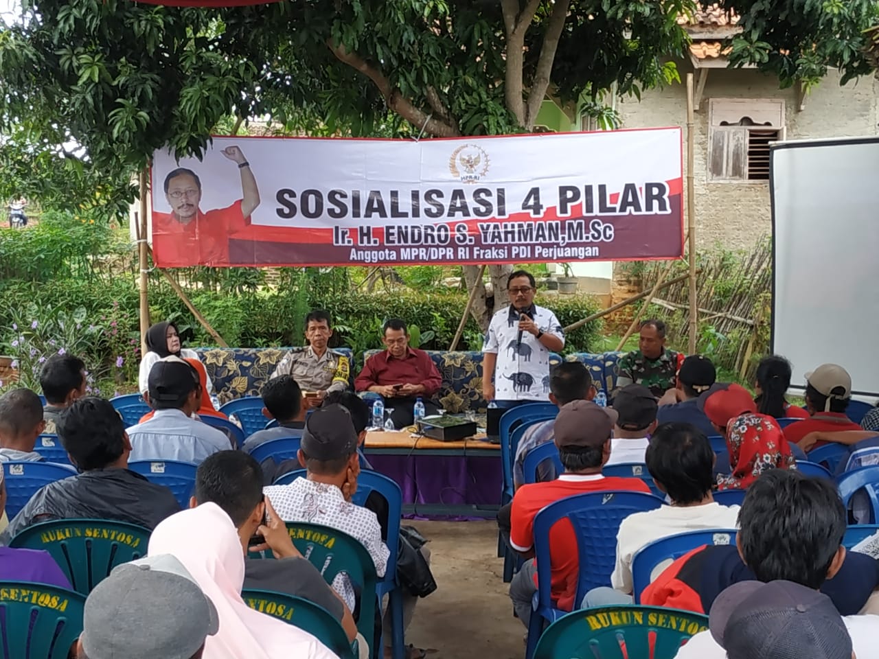 Anggota DPR RI, Endro Suswantoro Sosialisasikan 4 Pilar Kebangsaan