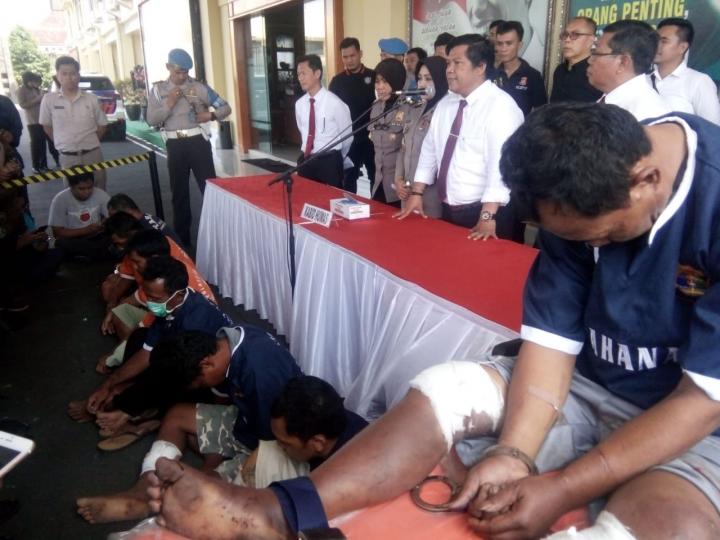 Polda Lampung Bekuk 7 Pelaku Komplotan Pencurian Sapi