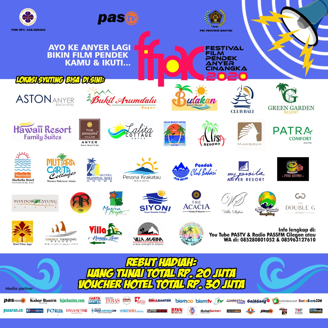 Festival Film Pendek Anyer-Cinangka 2020 Resmi Diluncurkan