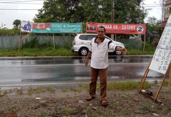 APK di Lamtim Dirusak Orang Tak Dikenal