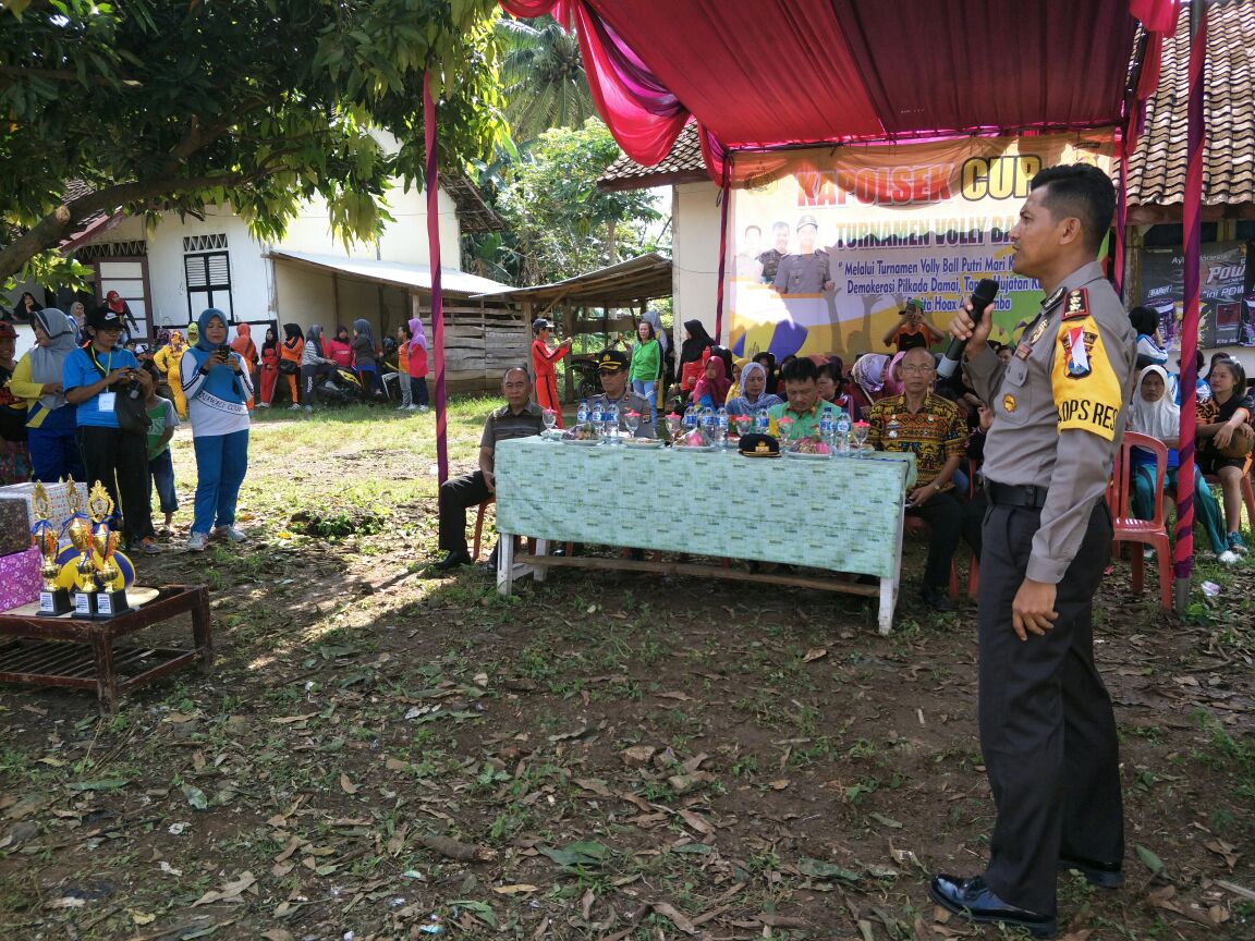 Turnamen Volly Ball Kapolsek Cup Resmi Dibuka