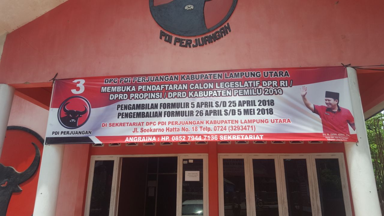 DPC PDIP Lampura Buka Penjaringan Calon Legislatif