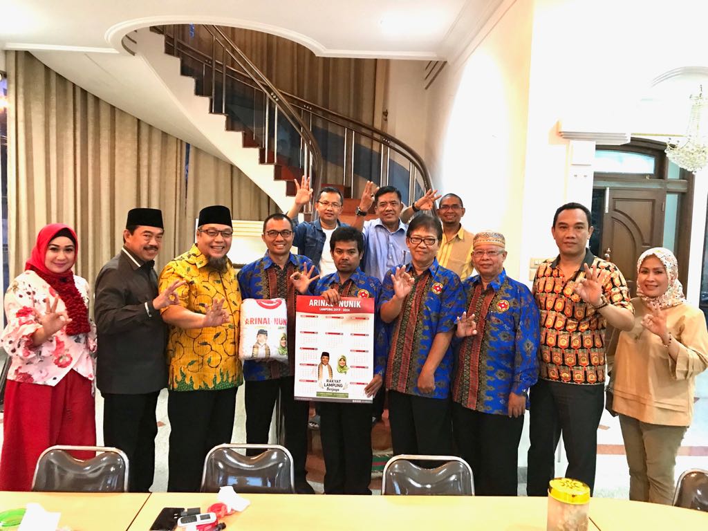 Dukungan Arinal-Chusnunia Terus Berdatangan