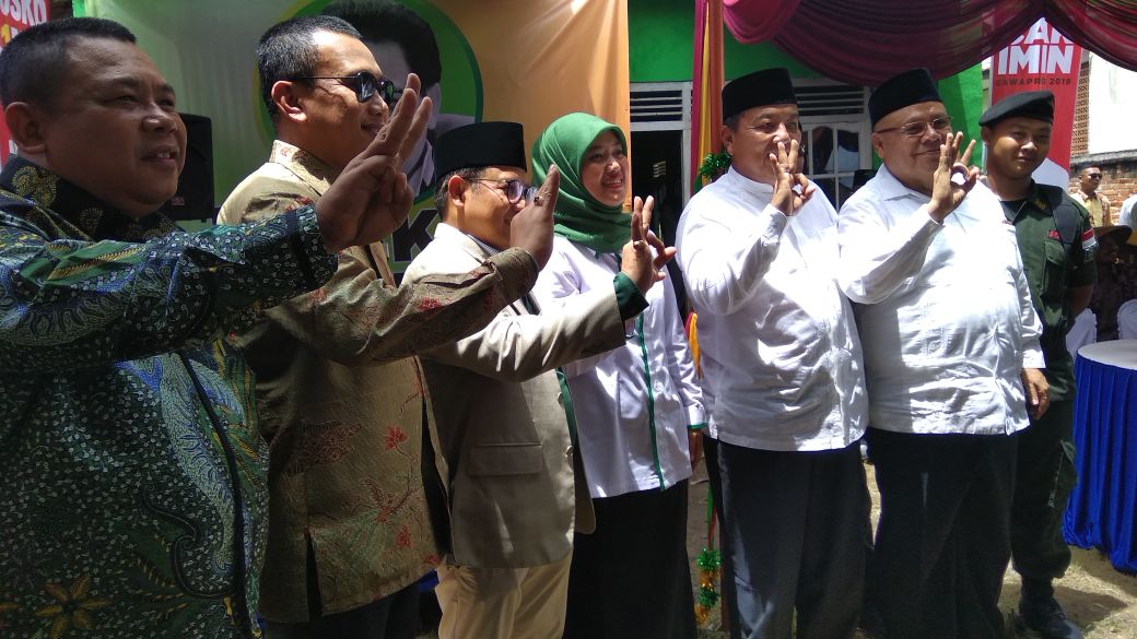 Cak Imin Ajak Warga Pilih Arinal – Nunik