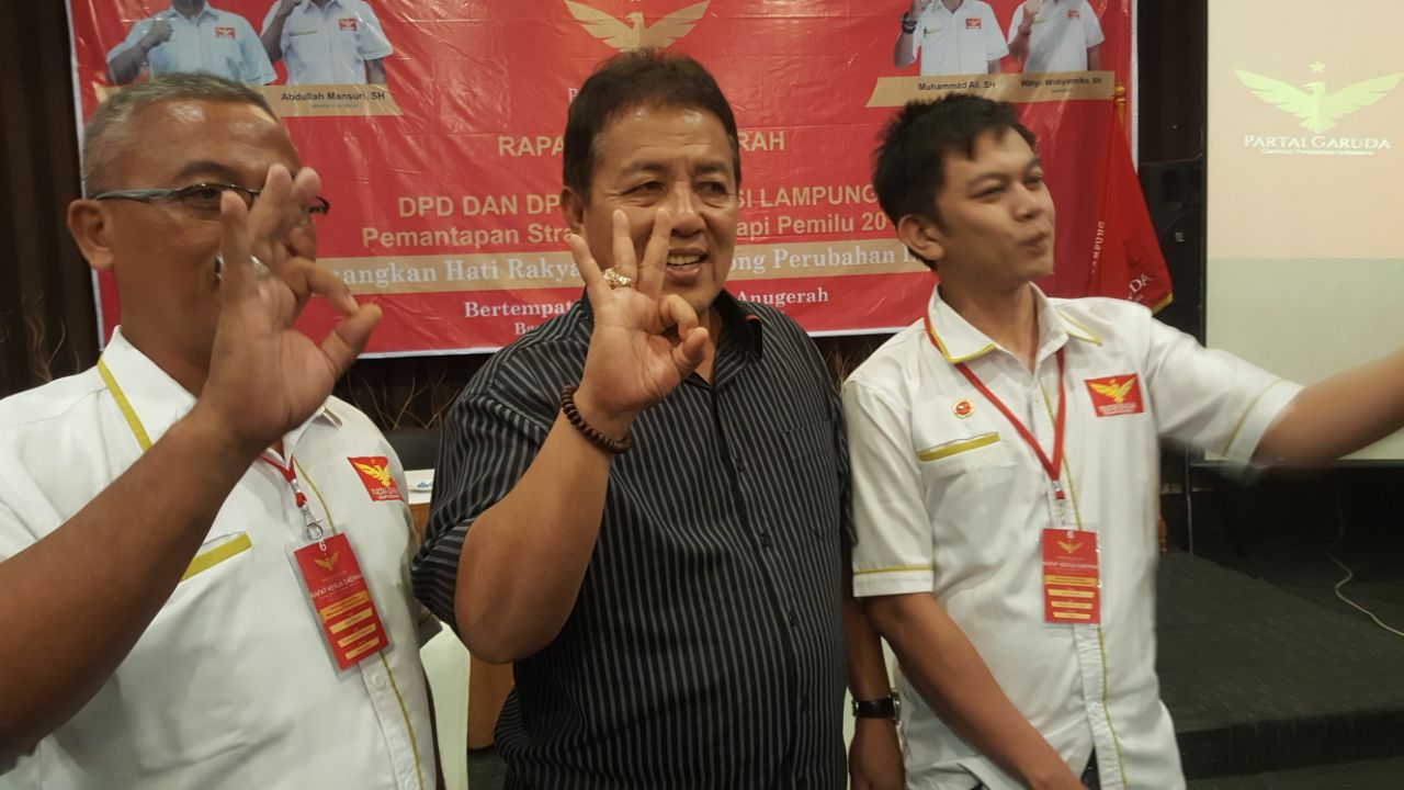 Simpatisan Partai Garuda Siap Menangkan Arinal-Nunik