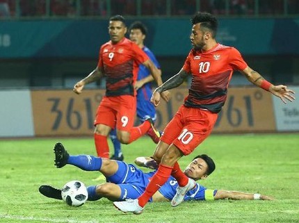 Asian Games XVIII 2018, Timnas U-23 Menang Telak Atas Chinese Taipe Skore 4-0