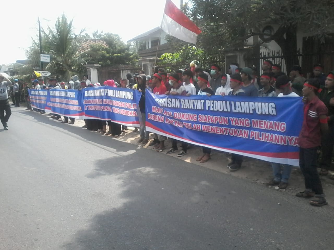 Pilgub Lampung 2018 Damai BRPL Gelar Aksi Dukung Bawaslu